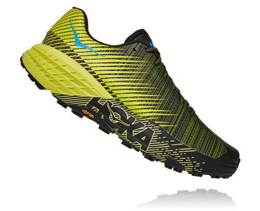 Hoka One One Trail Schoenen Dames - Evo Speedgoat - Zwart/Groen - VP4852791